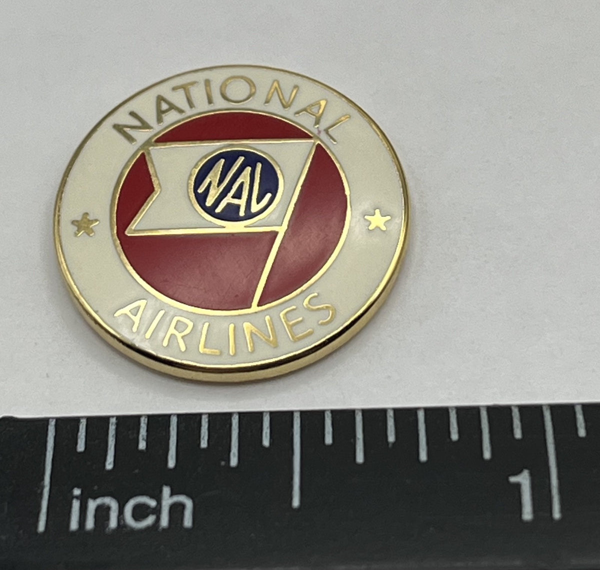 National Airlines NAL Round Logo Lapel Pin – Repro Gift