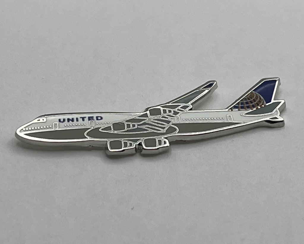 United Airlines Boeing 747 Airplane Lapel Pin – Modern Reproduction Gift