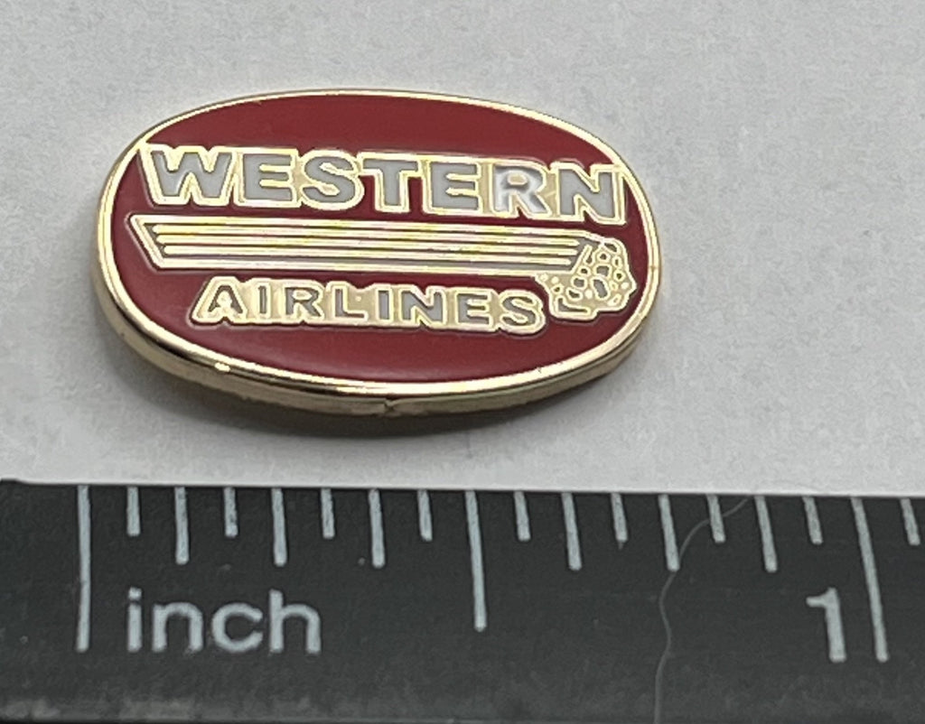 Western Airlines Script Wordmark Logo Lapel Pin – Repro Gift