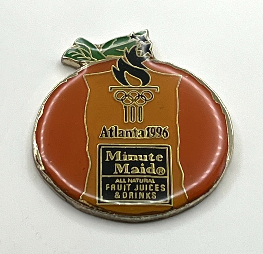 Coca-Cola Olympic Sponsor Pin ~ Minute Maid ~ 1996 Atlanta Summer Games