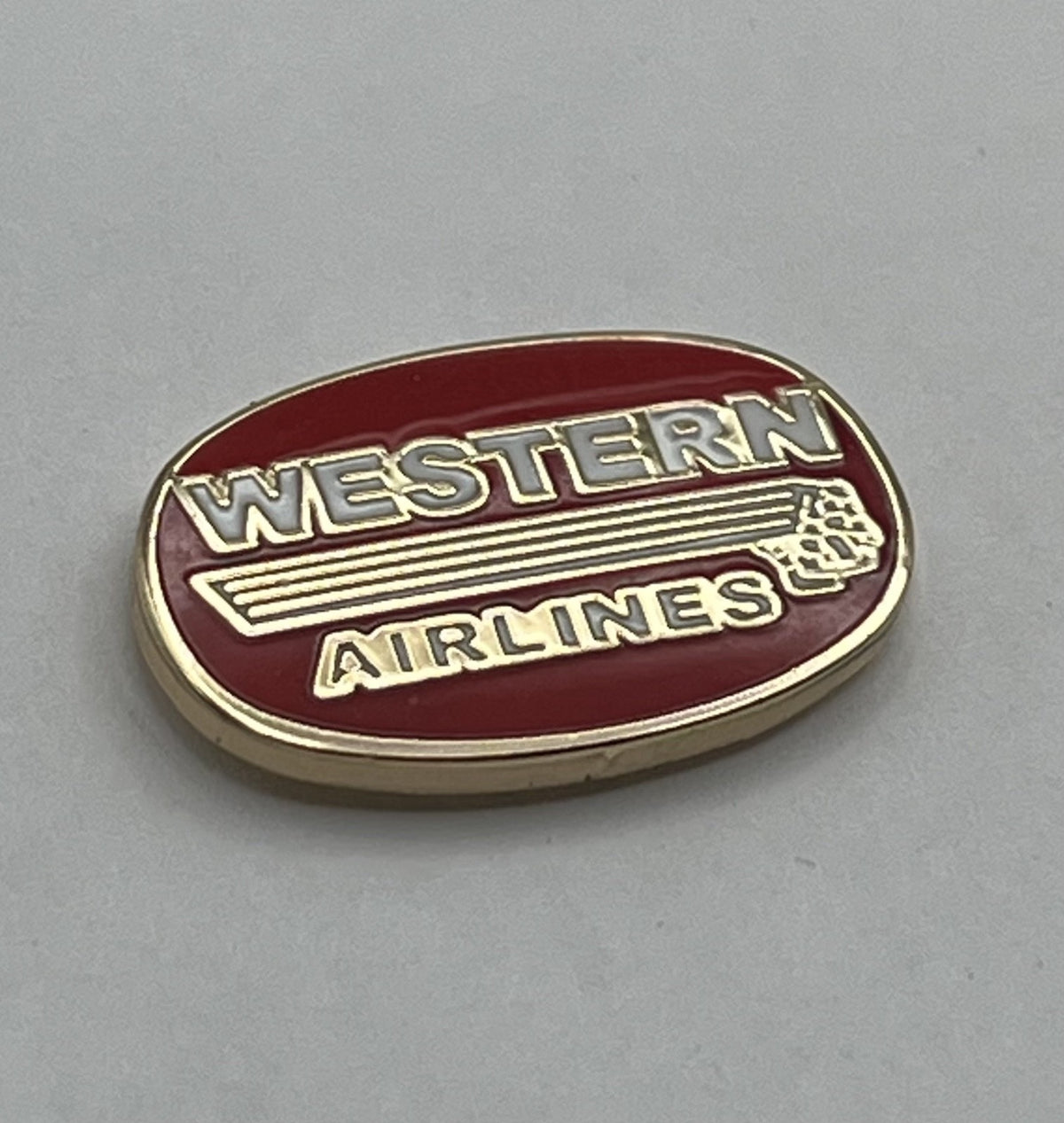 Western Airlines Script Wordmark Logo Lapel Pin – Repro Gift
