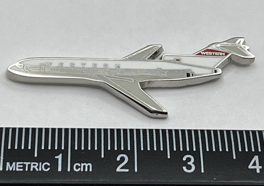 Western Airlines Boeing 727 Airplane Lapel Pin – Modern Reproduction Gift