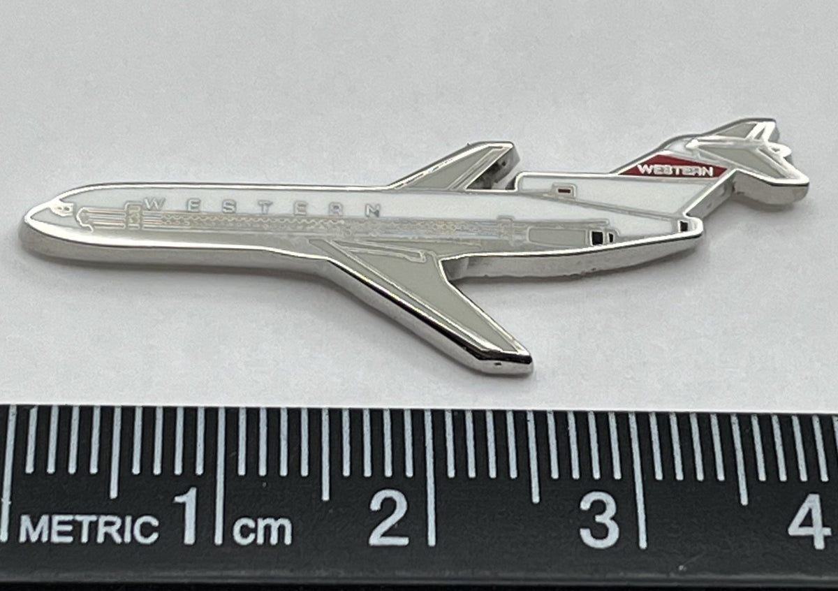 Western Airlines Boeing 727 Airplane Lapel Pin – Modern Reproduction Gift