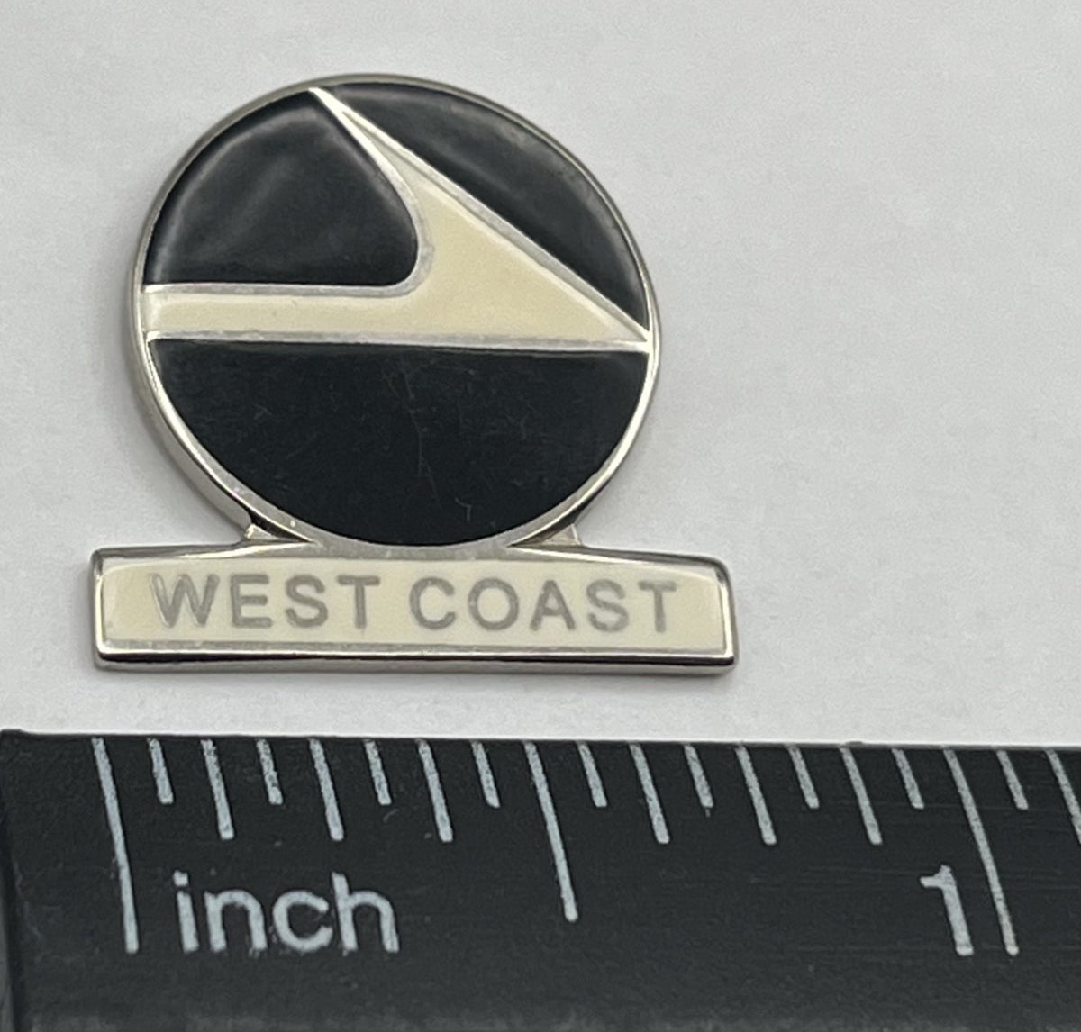 West Coast Airlines Round Logo Lapel Pin – Repro Gift