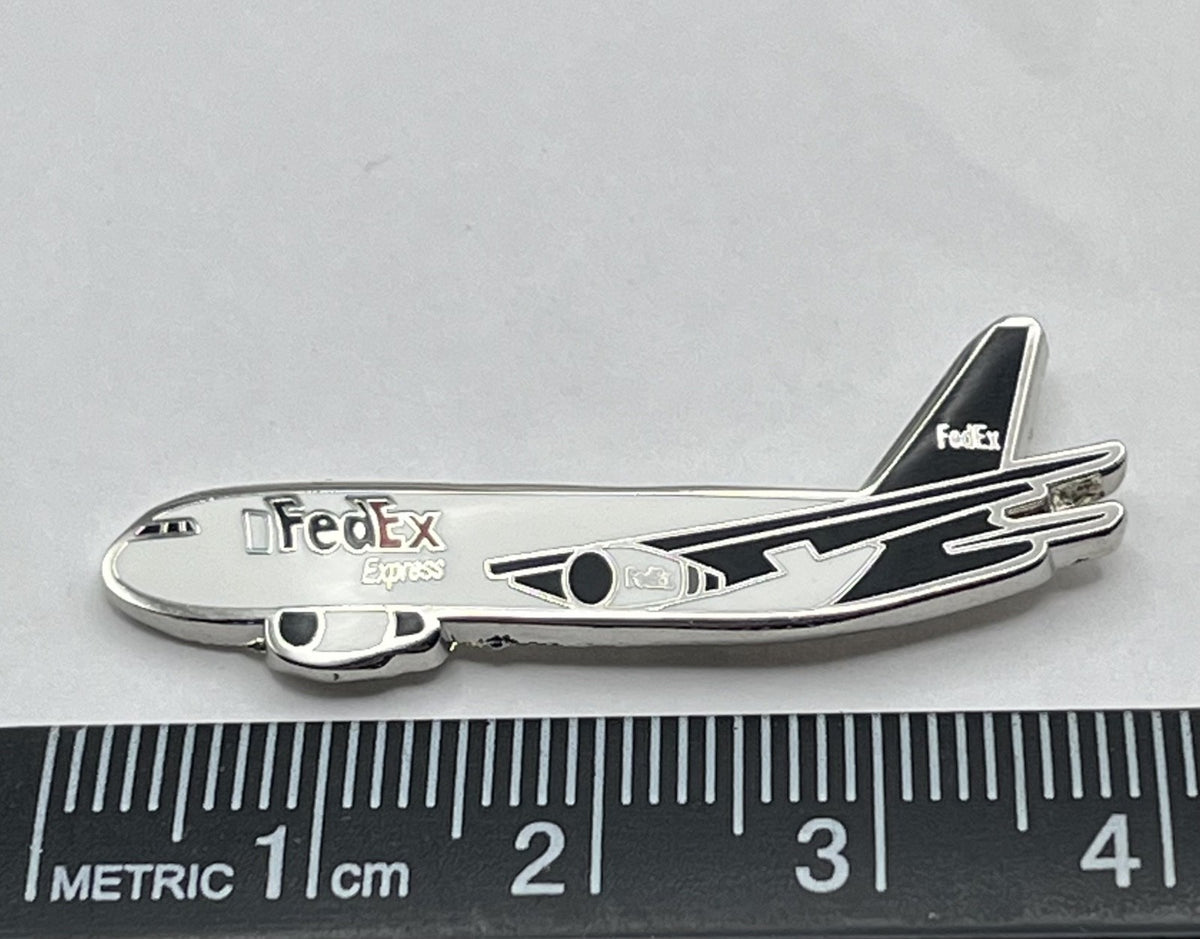 FedEx Boeing 767 Cargo Airplane Lapel Pin – Modern Repro Gift