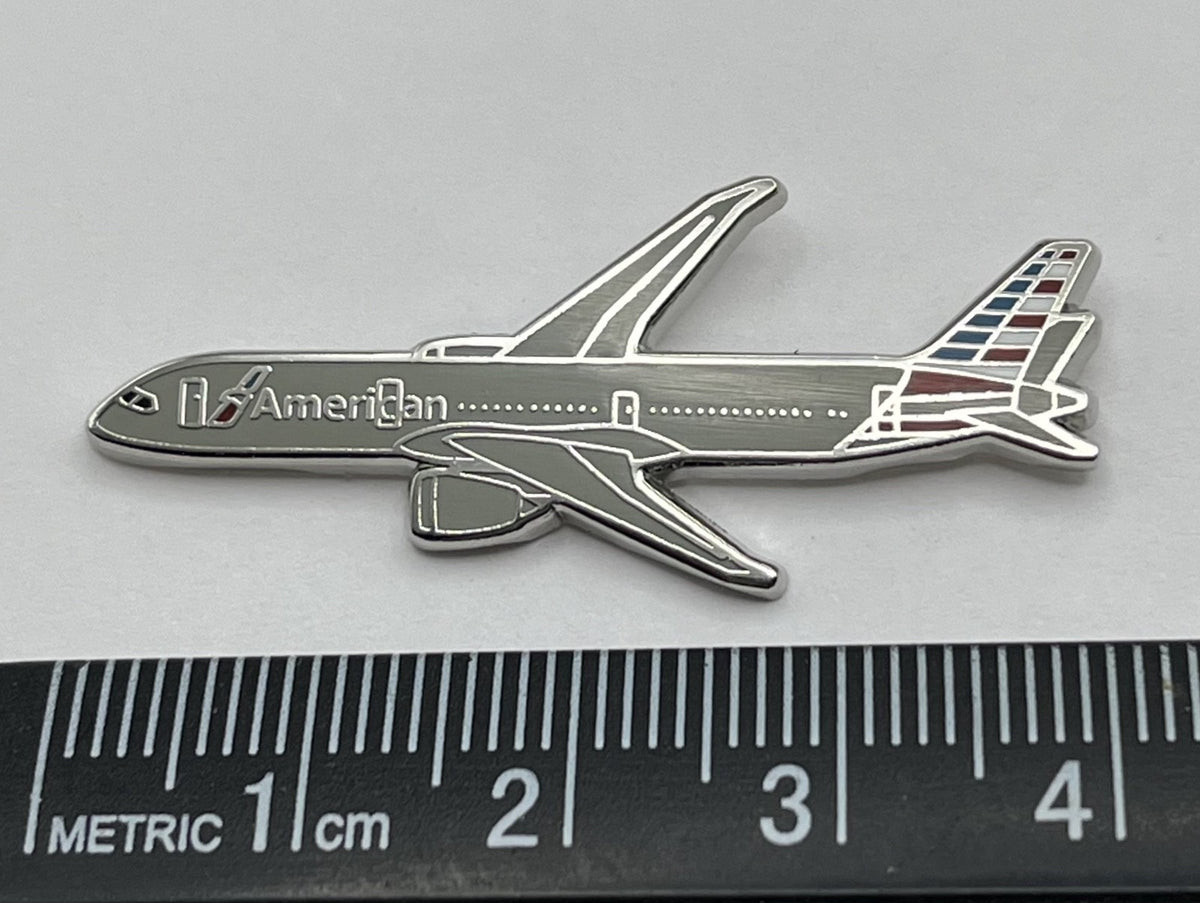 American Airlines Boeing 787 Airplane Lapel Pin – Modern Reproduction Gift