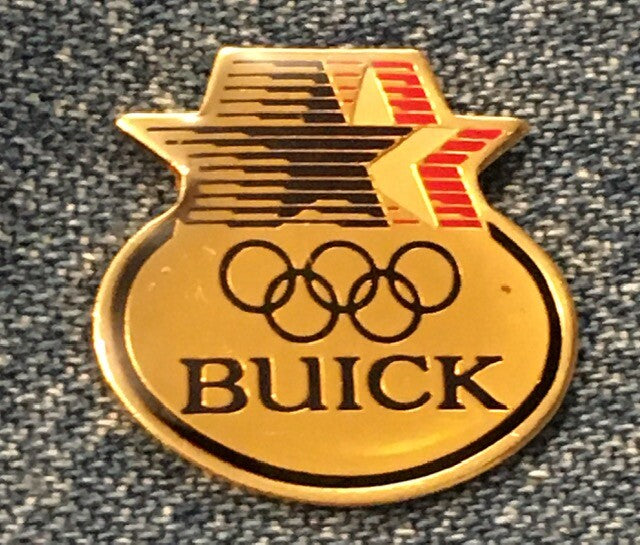 Buick Olympic Sponsor Pin ~ 1984 Los Angeles ~ Stars in Motion
