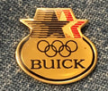 Buick Olympic Sponsor Pin ~ 1984 Los Angeles ~ Stars in Motion