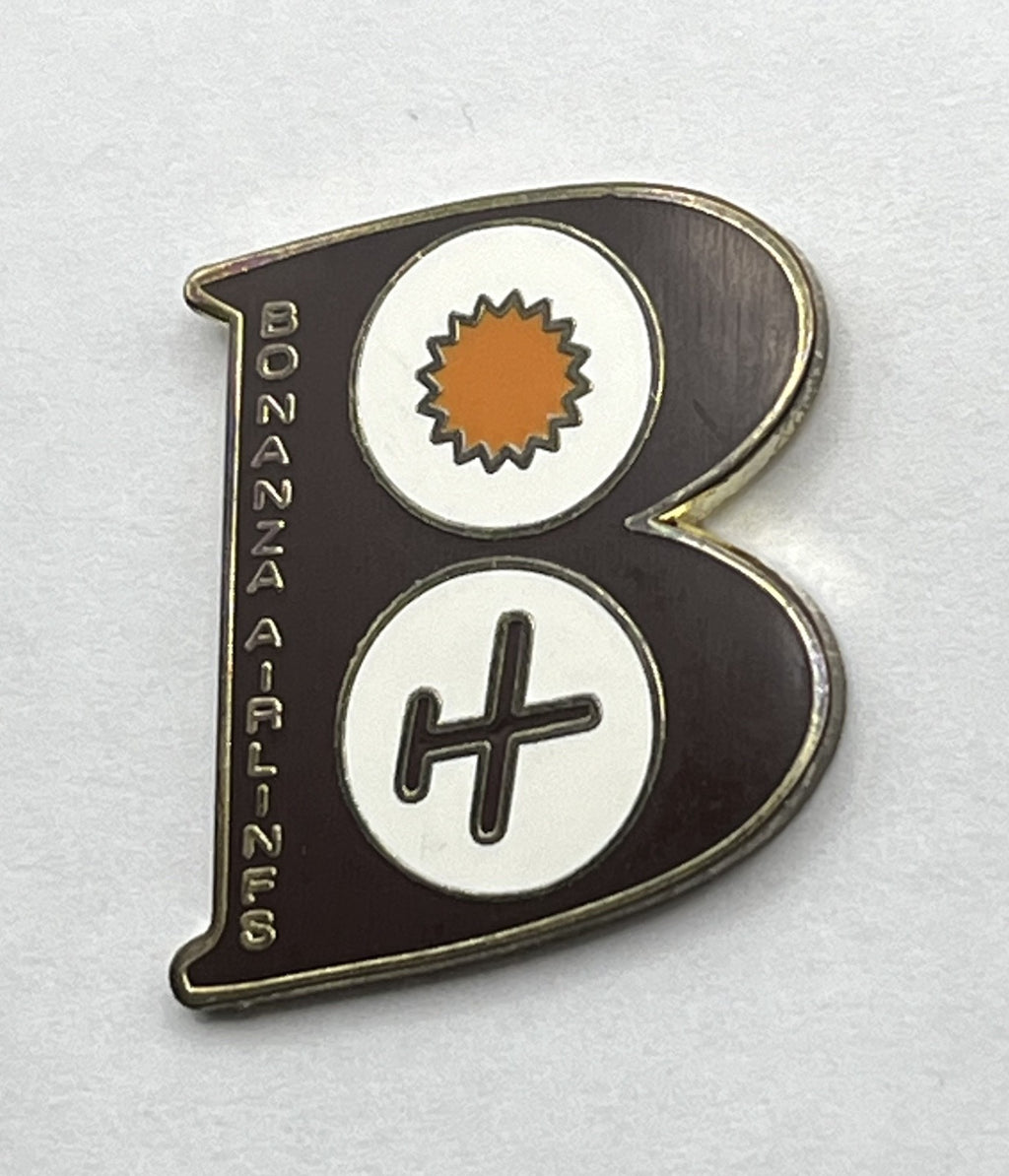 Bonanza Air Lines “B” Logo Lapel Pin – Repro Gift
