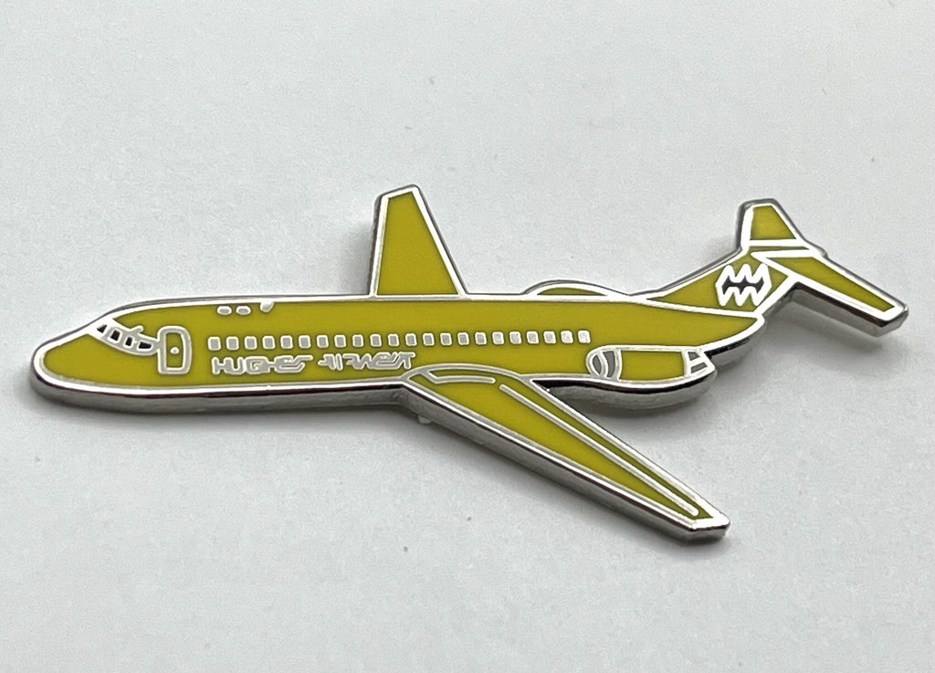 Hughes Airwest DC-9 Airplane Lapel Pin – Modern Reproduction Gift