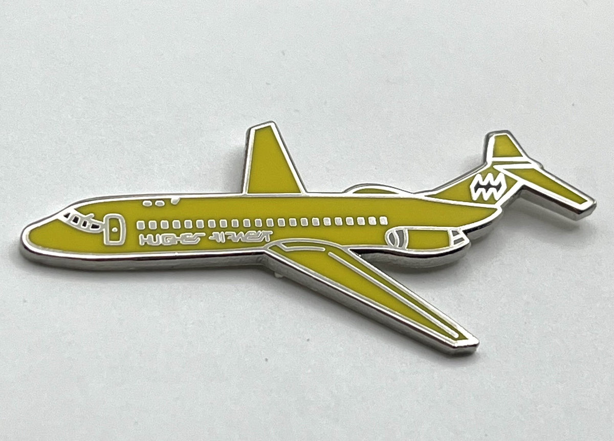 Hughes Airwest DC-9 Airplane Lapel Pin – Modern Reproduction Gift