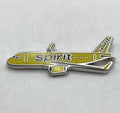 Spirit Airlines Airbus A320 Airplane Lapel Pin - Repro Gift