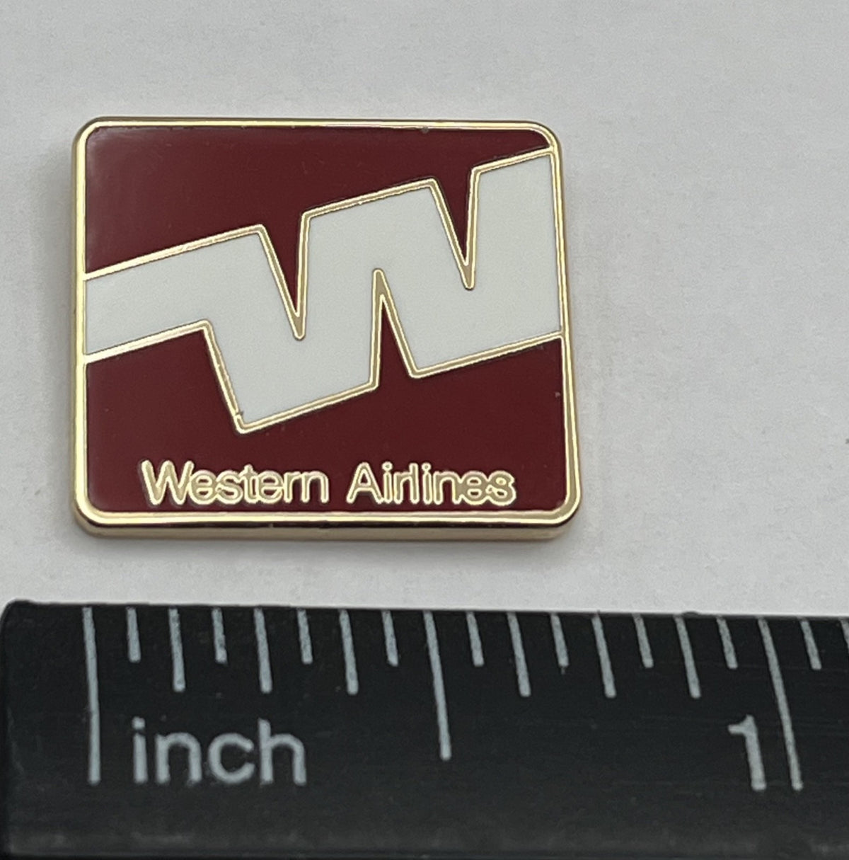 Western Airlines Block W Logo Lapel Pin – Repro Gift