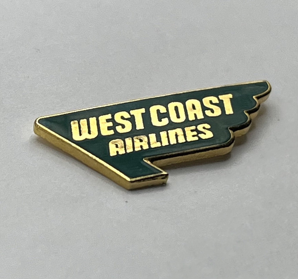 West Coast Airlines Wing Logo Lapel Pin – Repro Gift