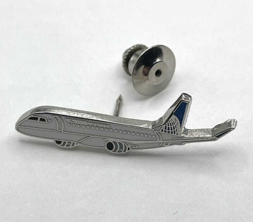 United Express Embraer ERJ-170 / 175 Airplane Lapel Pin Cloisonné - Repro Gift