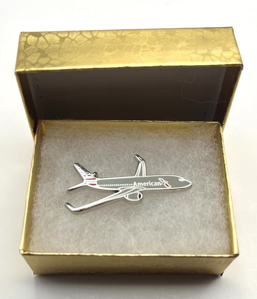 American Airlines Boeing 737 Airplane Lapel Pin – Modern Reproduction Gift