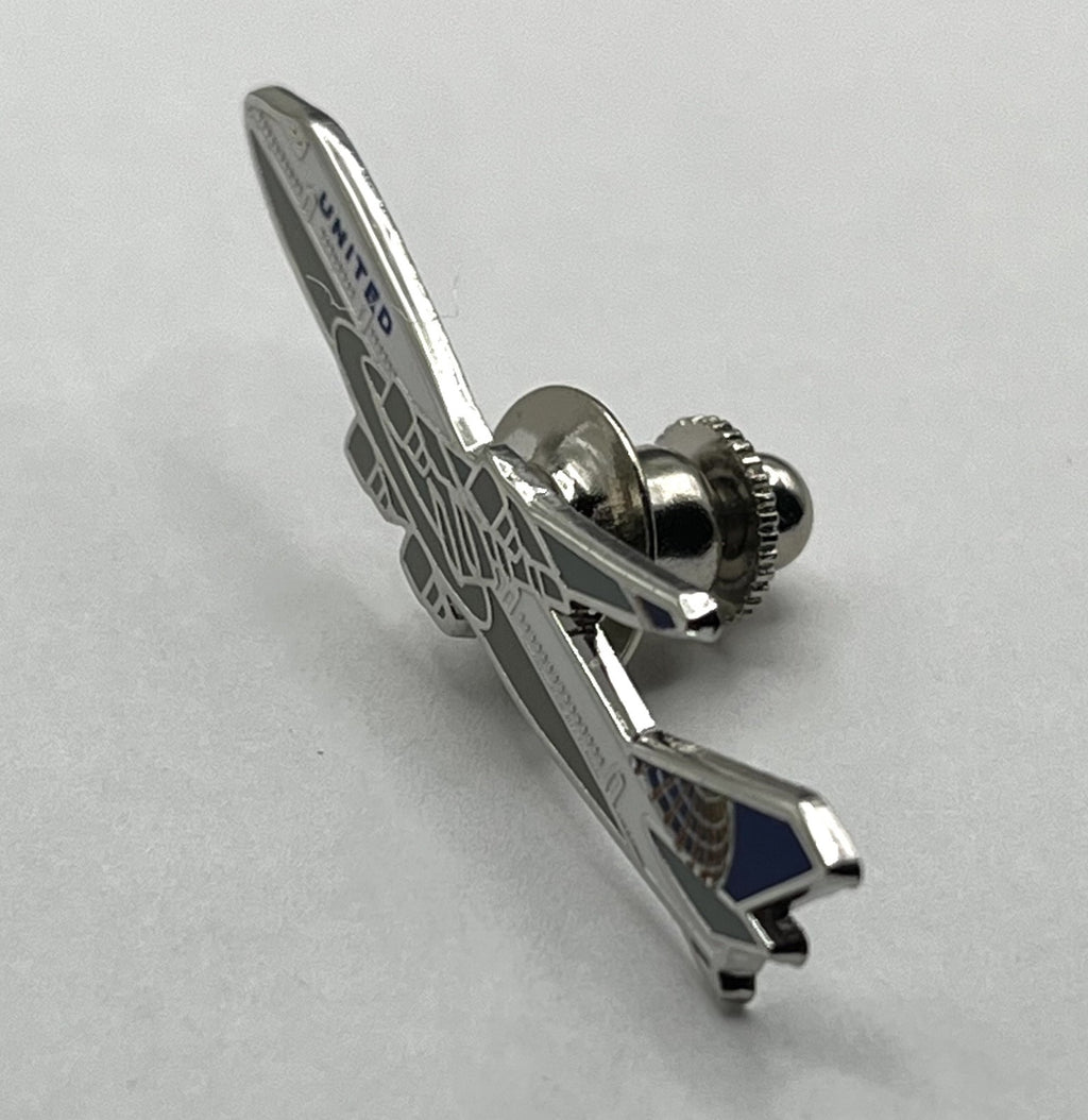 United Airlines Boeing 747 Airplane Lapel Pin – Modern Reproduction Gift