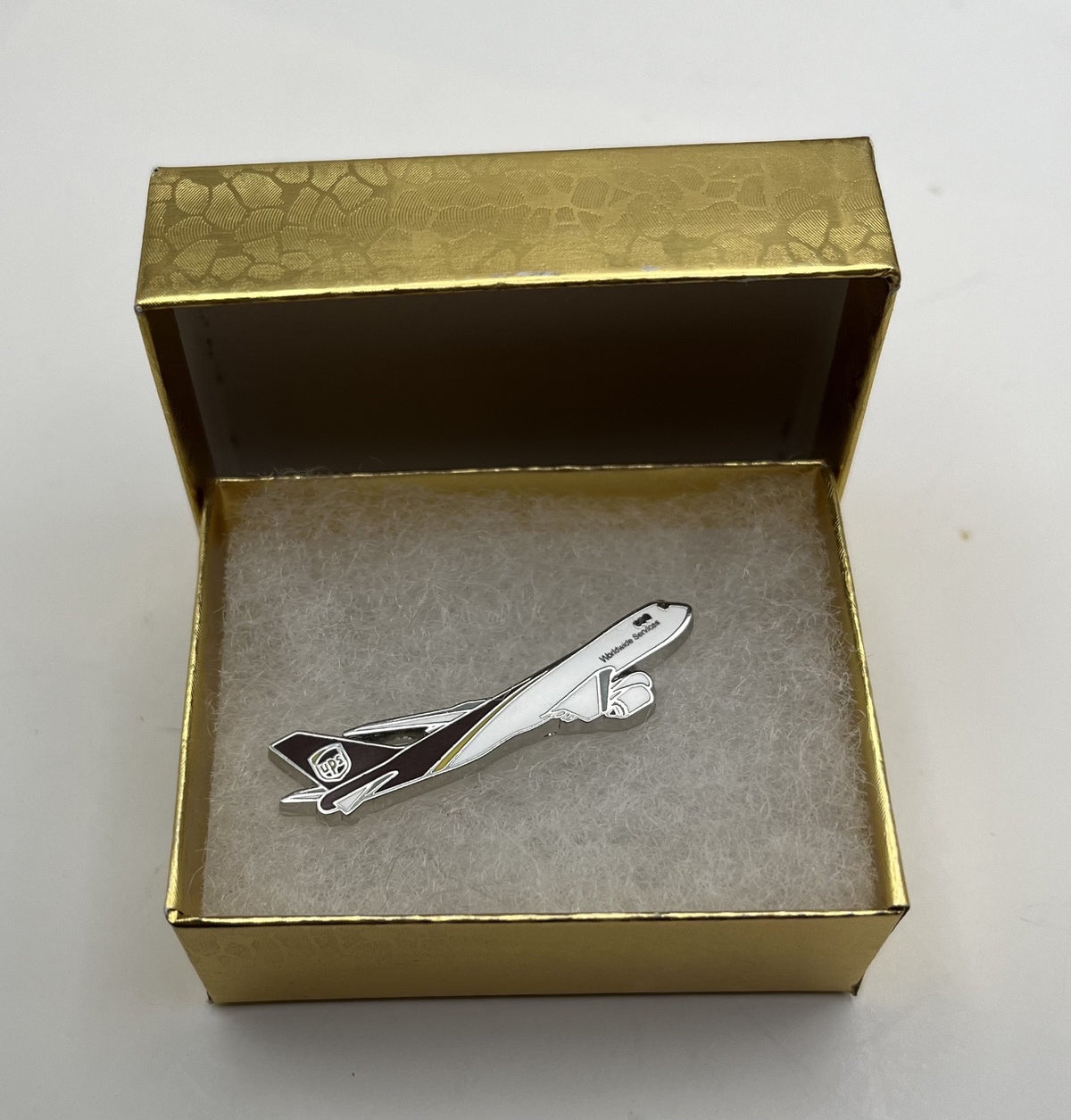 UPS Airlines Boeing 747 Airplane Lapel Pin – Modern Reproduction Gift
