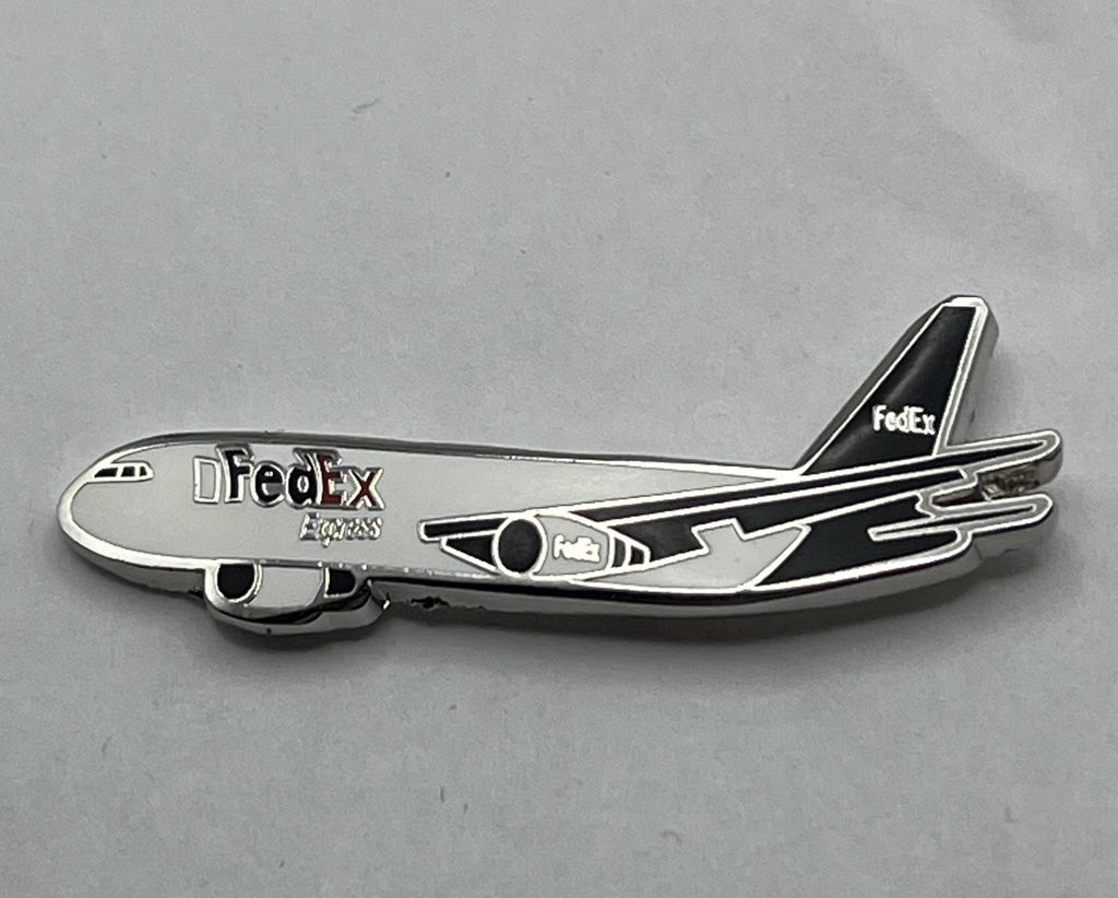 FedEx Boeing 767 Cargo Airplane Lapel Pin – Modern Repro Gift