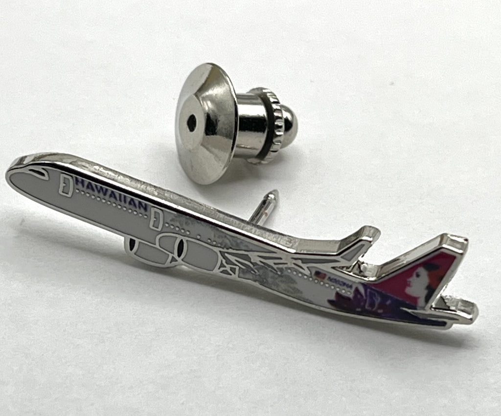 Hawaiian Airlines Airbus A321 neo Airplane Lapel Pin Repro Gift