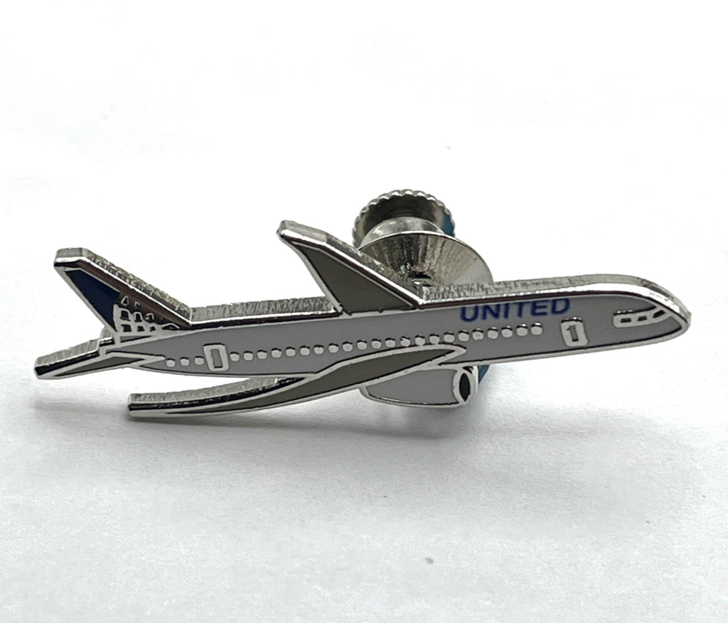United Airlines Boeing 787 Airplane Lapel Pin – Modern Reproduction Gift