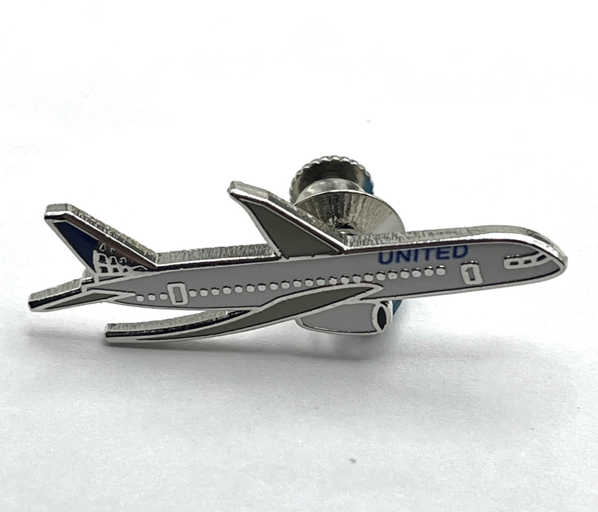 United Airlines Boeing 787 Airplane Lapel Pin – Modern Reproduction Gift