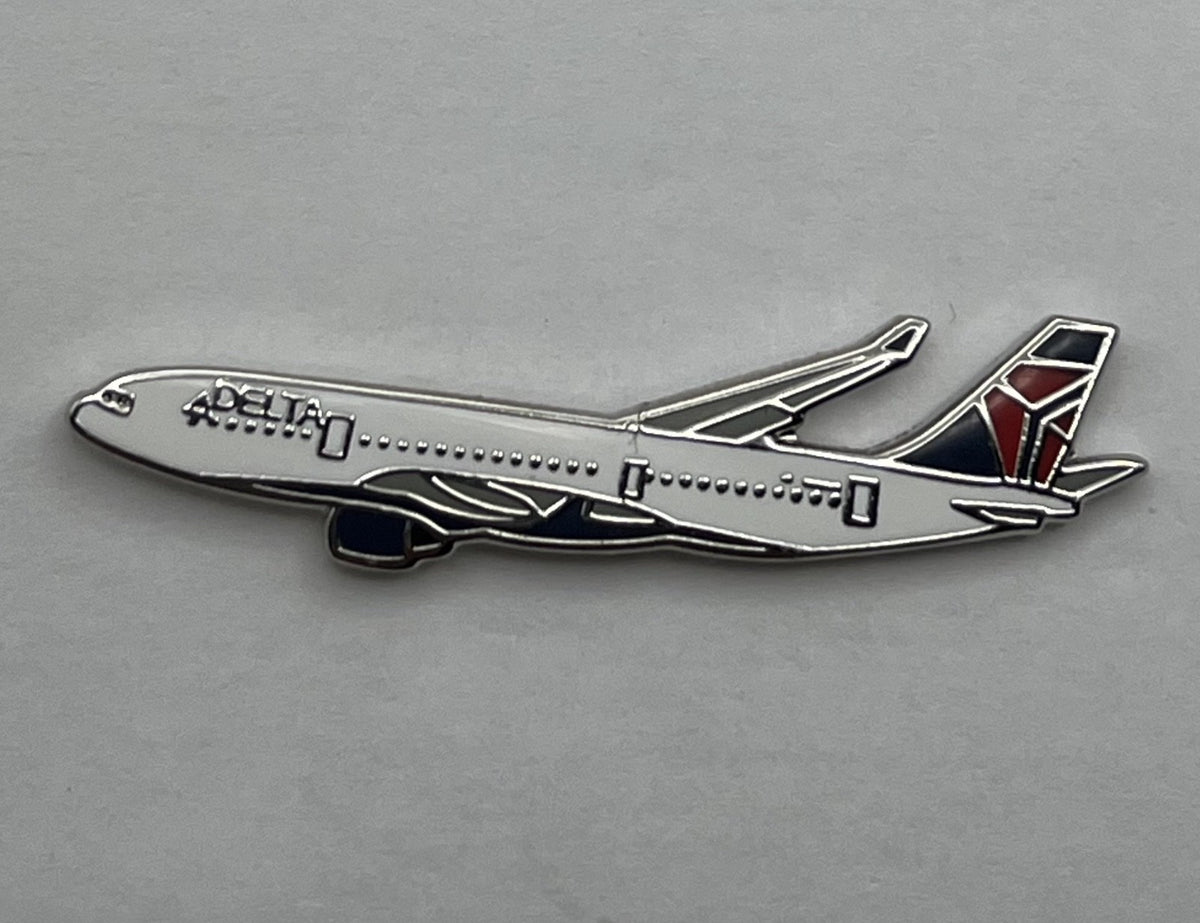 Delta Air Lines Airbus A330 Airplane Lapel Pin ~ Repro Gift