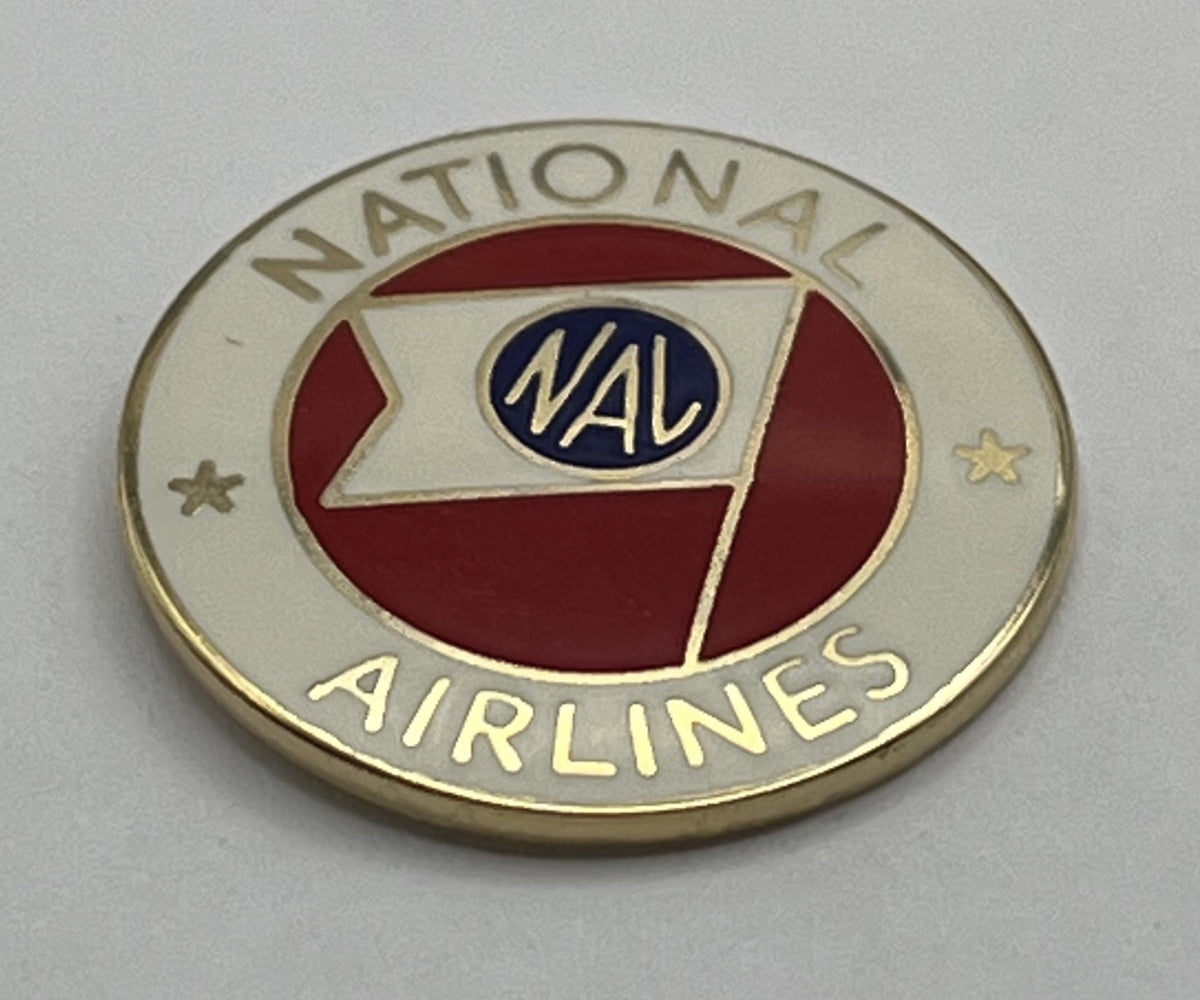 National Airlines NAL Round Logo Lapel Pin – Repro Gift