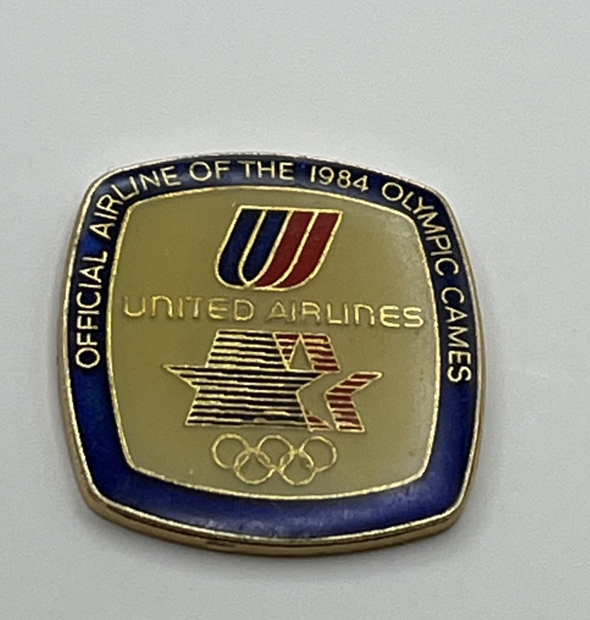 1984 United Airlines Olympic "ERROR" Pin ~ LA ~ Los Angeles Summer Games