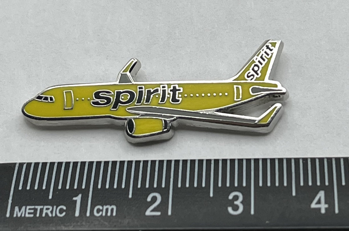 Spirit Airlines Airbus A320 Airplane Lapel Pin - Repro Gift