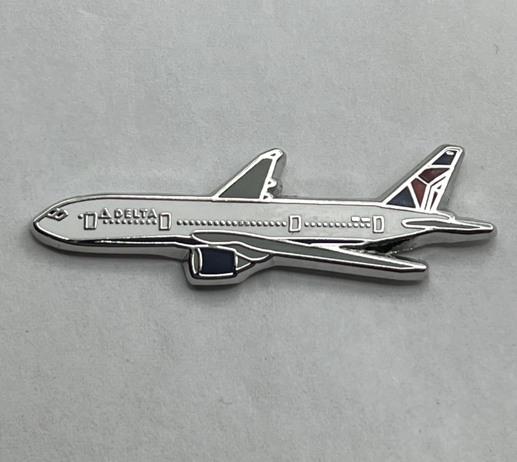 Delta Air Lines Boeing 767 Airplane Lapel Pin – Modern Repro Gift