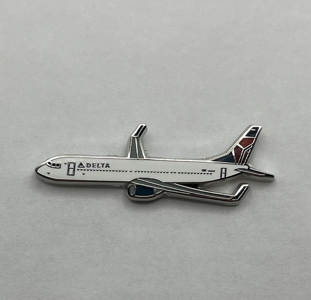 Delta Air Lines Boeing 737 Airplane Lapel Pin – Modern Reproduction Gift