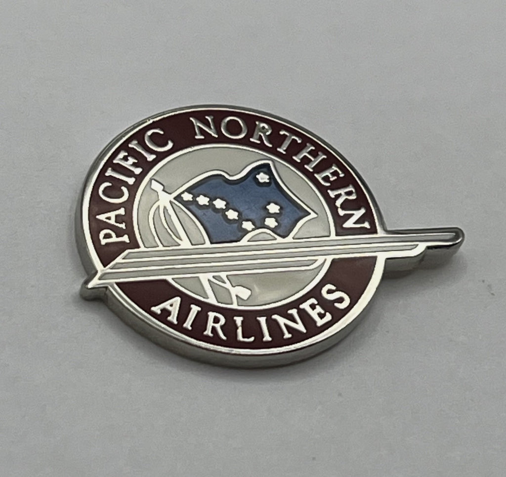Pacific Northern Airlines Round Logo Lapel Pin –  Repro Gift