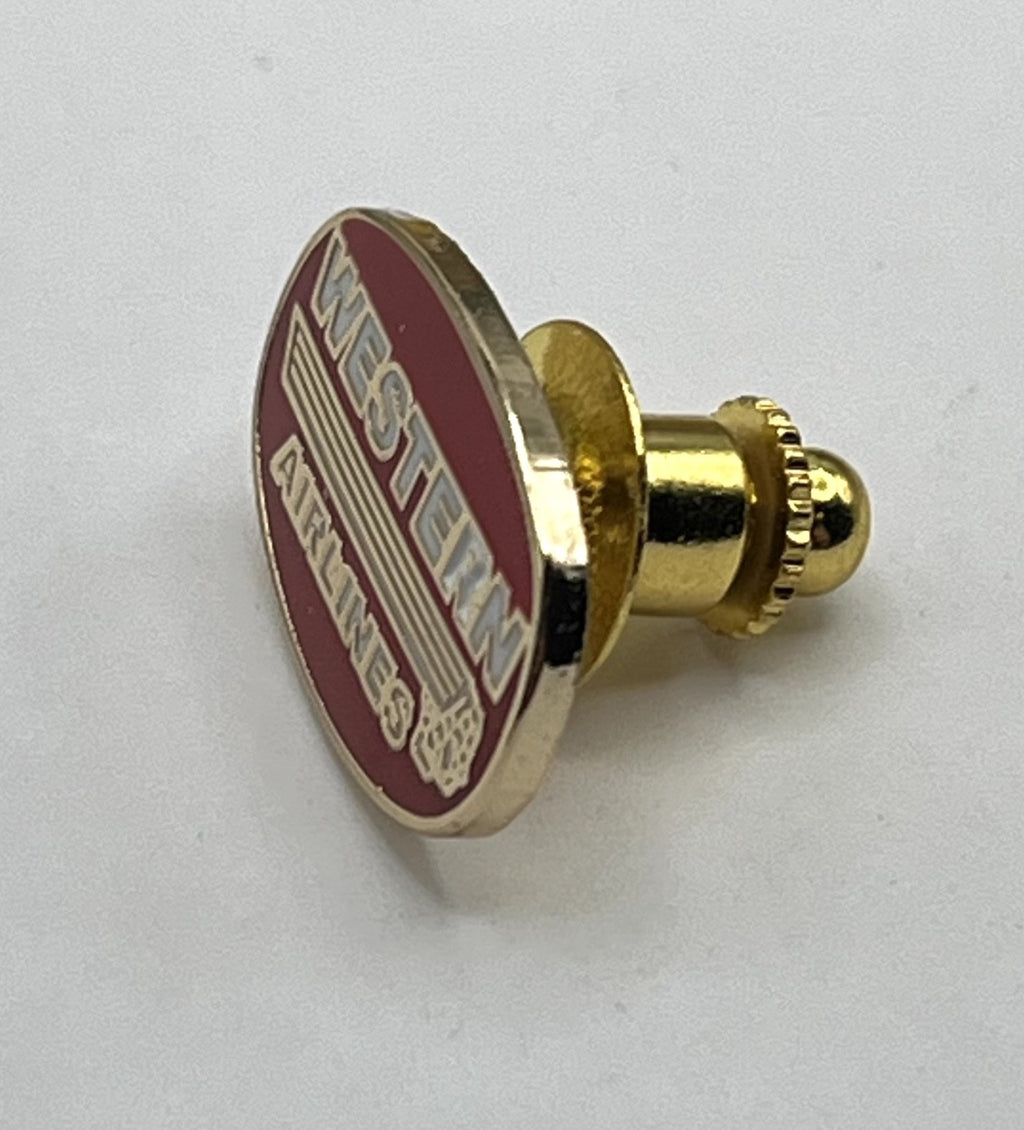 Western Airlines Script Wordmark Logo Lapel Pin – Repro Gift