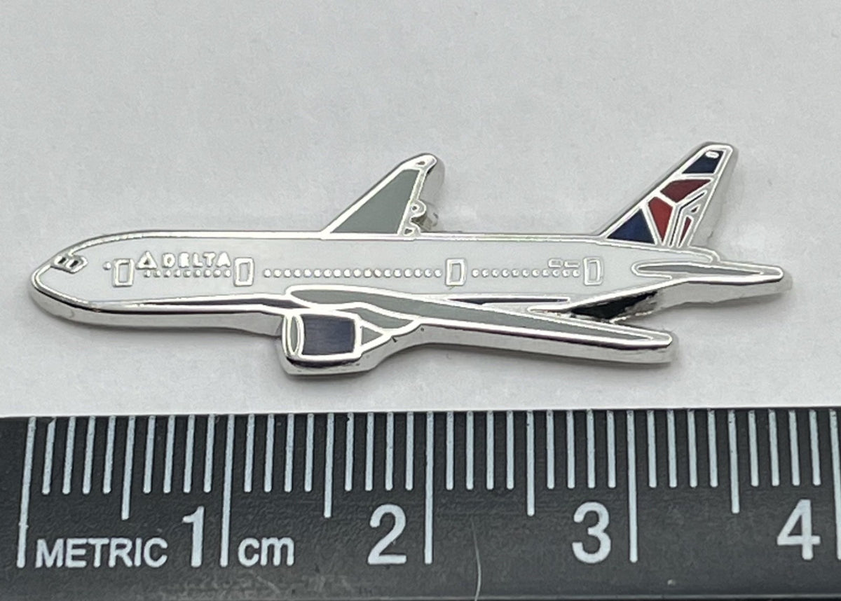 Delta Air Lines Boeing 767 Airplane Lapel Pin – Modern Repro Gift