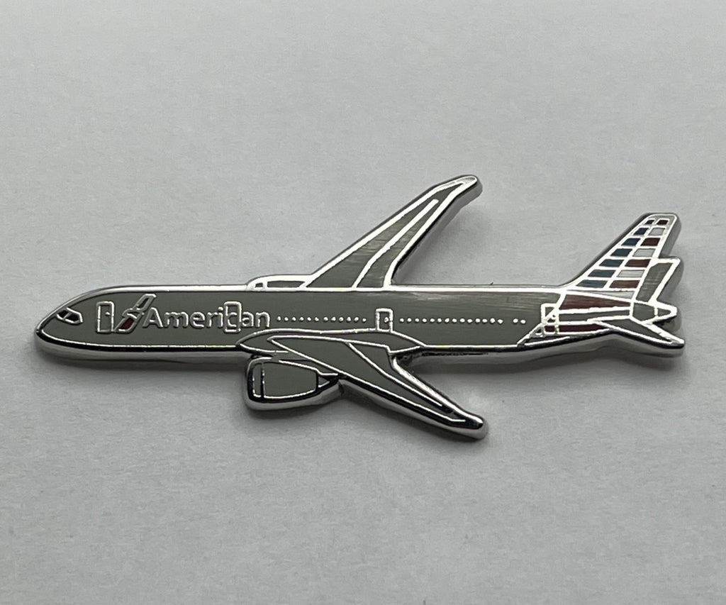 American Airlines Boeing 787 Airplane Lapel Pin – Modern Reproduction Gift
