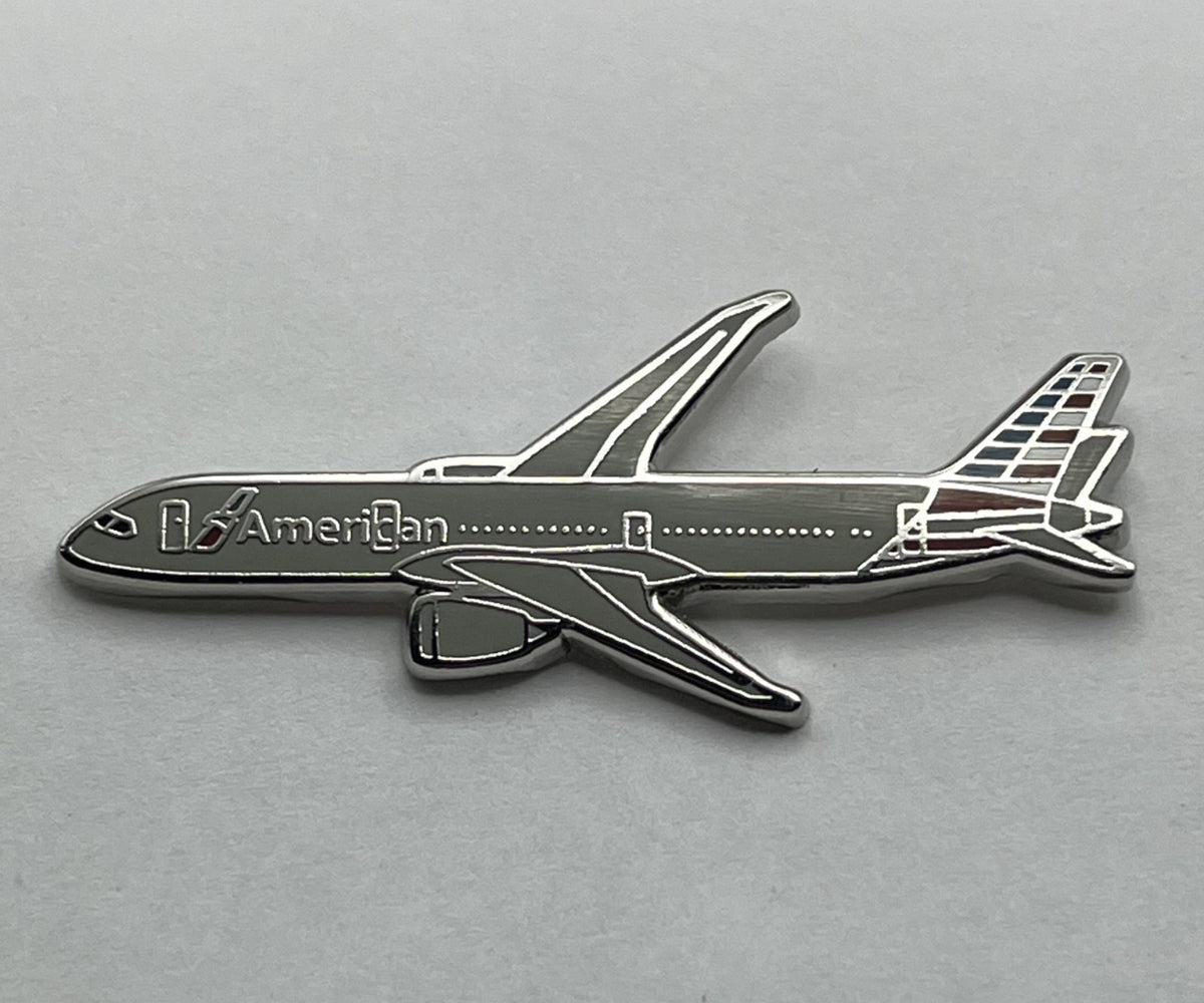 American Airlines Boeing 787 Airplane Lapel Pin – Modern Reproduction Gift