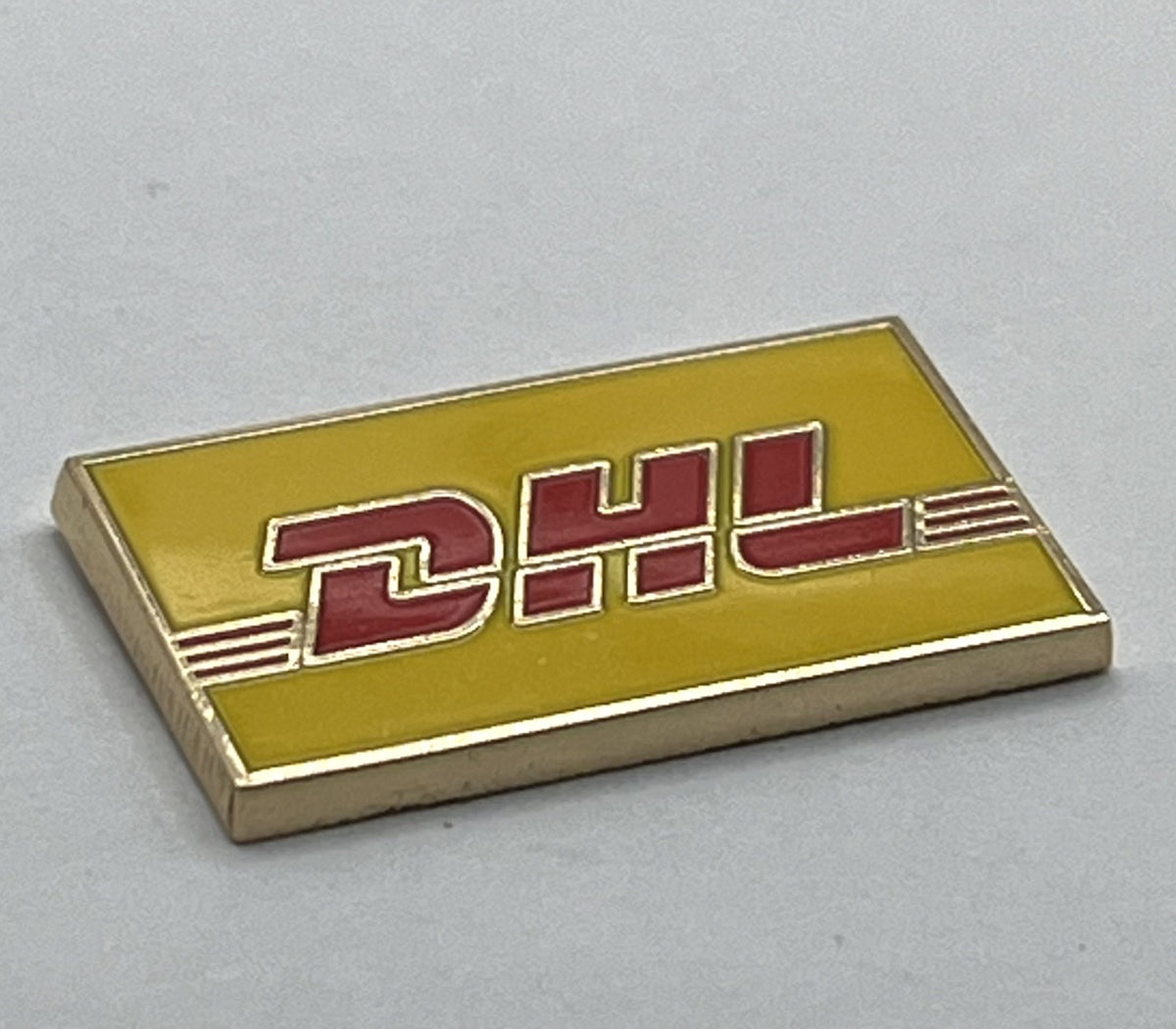 DHL Yellow Red Logo Lapel Pin – Repro Gift