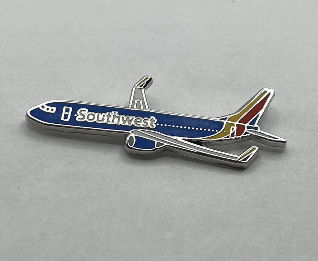 Southwest Airlines Boeing 737 Airplane Lapel Pin – Modern Reproduction Gift