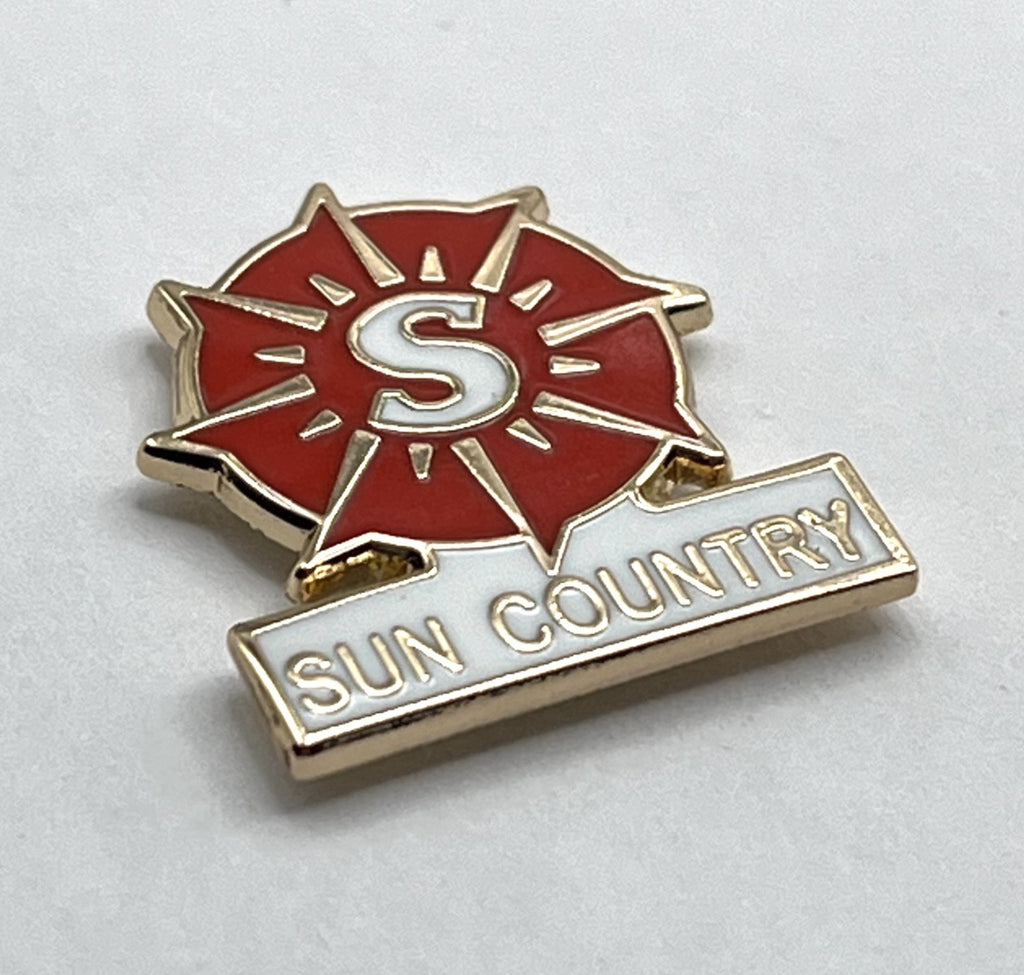 Sun Country Airlines Sunburst Logo Lapel Pin – Repro Gift