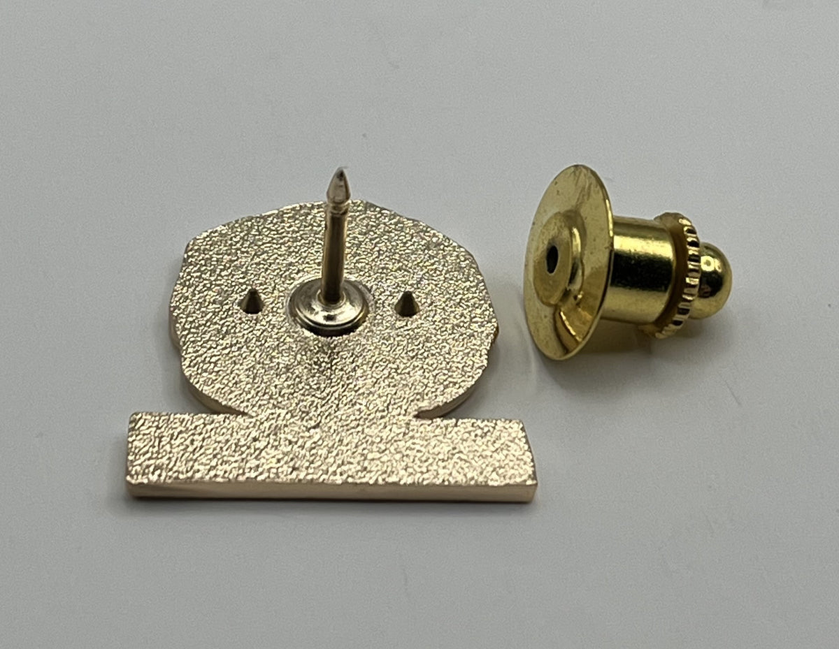 Hawaiian Airlines Pualani logo lapel pin — modern cloisonné reproduction