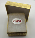 TWA Trans World Airlines Globe Logo Lapel Pin Cloisonné Repro Gift