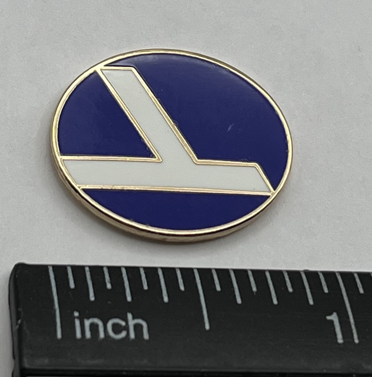 Eastern Air Lines Hockey Stick Logo Lapel Pin Cloisonné Repro Gift