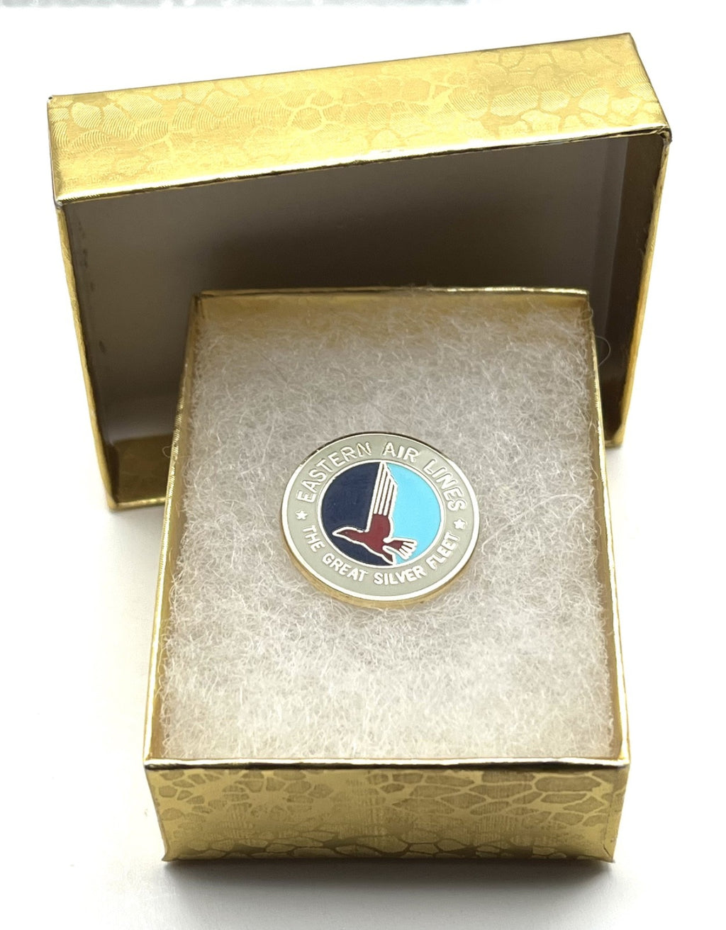 Eastern Air Lines Great Silver Fleet Logo Lapel Pin Repro Gift