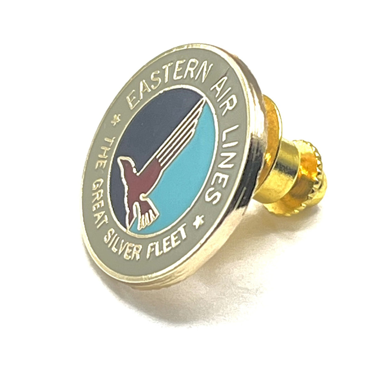 Eastern Air Lines Great Silver Fleet Logo Lapel Pin Repro Gift