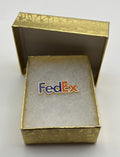FedEx Logo Lapel Pin Cloisonné Repro Gift