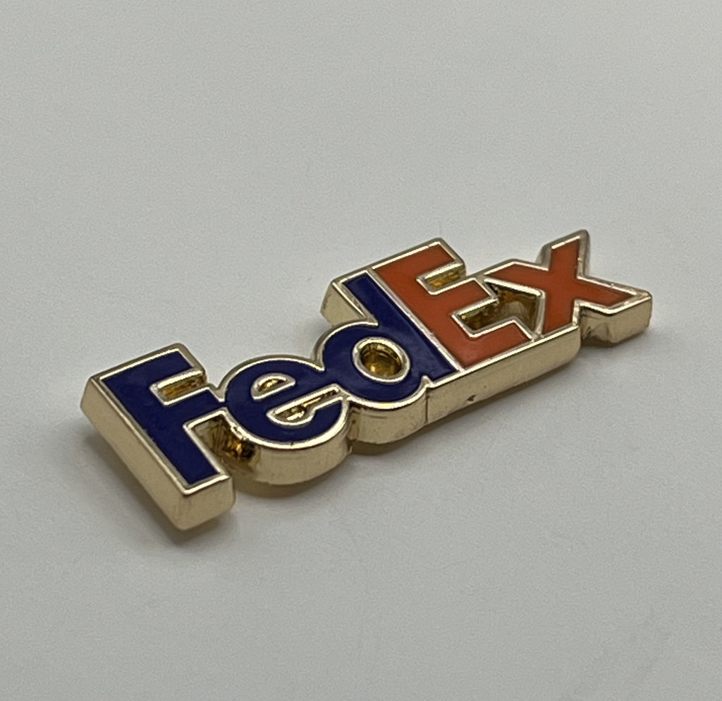 FedEx Logo Lapel Pin Cloisonné Repro Gift