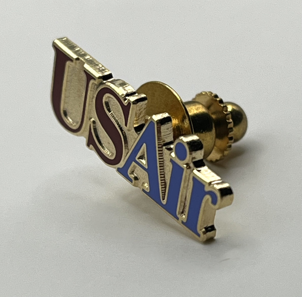 USAir Logo Lapel Pin Cloisonné Repro Gift