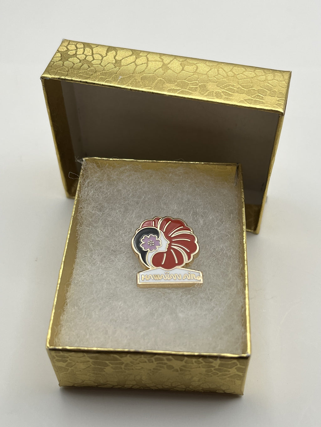 Hawaiian Airlines Pualani Logo Lapel Pin Cloisonné Repro Gift