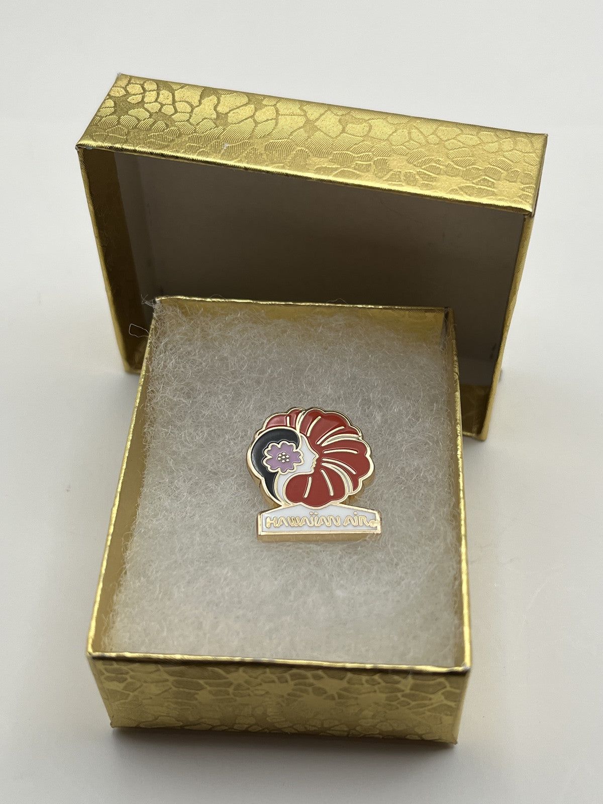 Hawaiian Airlines Pualani Logo Lapel Pin Cloisonné Repro Gift